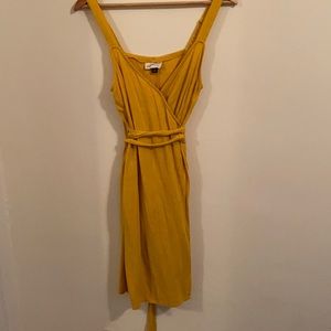 Golden yellow dress